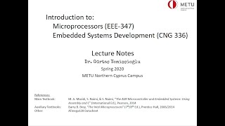 EEE347 CNG336 Online Lecture9 Chapter13 AVR ADC, DAC and Sensor Interfacing Part2