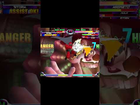 MvC2: Romneto - Magneto/Hulk Framekill DHC to Double Gamma Crush Glitch 100% Combo .:11.27.25:.