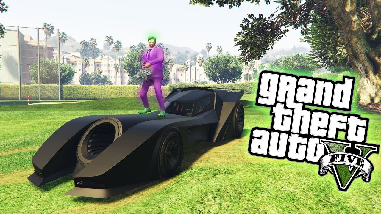 GTA V: CORINGA ROUBOU O CARRO DO BATMAN!! ‹ Koow ›