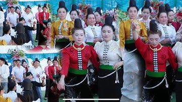 NHẠC SÀN TÂY BẮC-NHẢY MỪNG LỄ THÀNH HÔN ( ĐỘ CƯỜNG & QUỲNH HOA) Tại bản thôm-x thuận châu