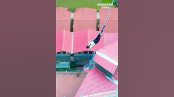 Bungy jump #trandingshorts #bungeejumping #youtubeshorts #viralshort #shortsfeed #shorts