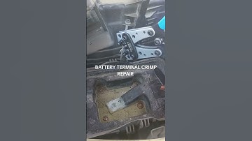 BATTERY TERMINAL CRIMP REPAIR 🔨 🛠️ 🔋 #automobile #mechanic