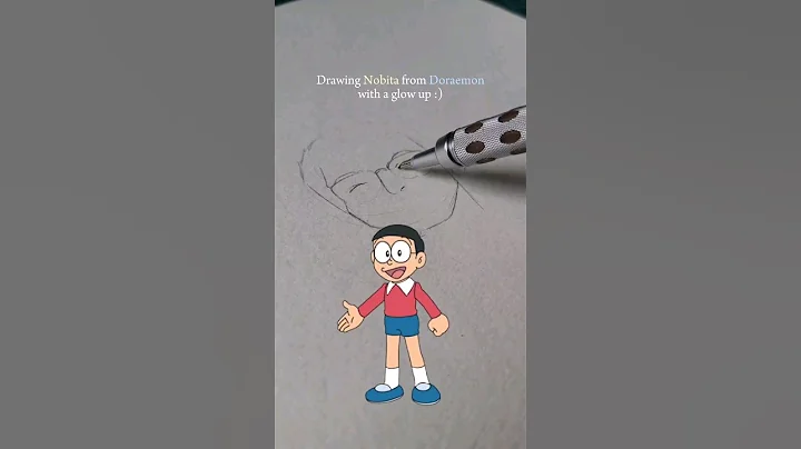 Drawing Nobita with Achievements😂 #shorts #shortsfeed #doraemon