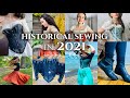 Historical Sewing Projects of 2021 | Corset-Making, Shoe-Making, and Garment Sewing