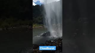 Viral Cloudburst Automatically Cloud Was Burst Lots Of Water Falling From The Sky