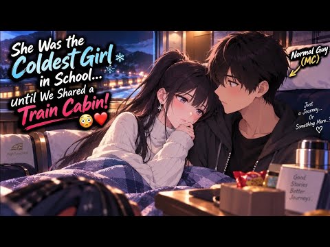 She Was the Coldest Girl in School… Until We Shared a Train Cabin! 😳❤️