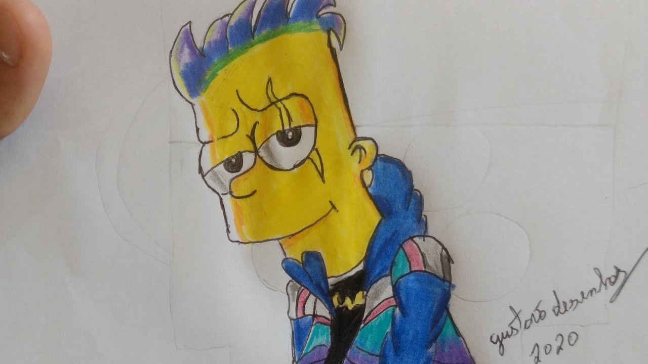 Bart chavoso  Desenhos, Chavoso