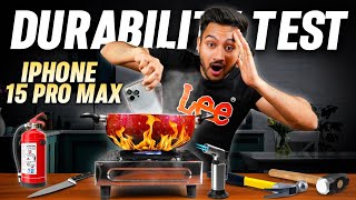 Iphone 15 Pro Max Insane Durability Test 😳 Will It Survive ?