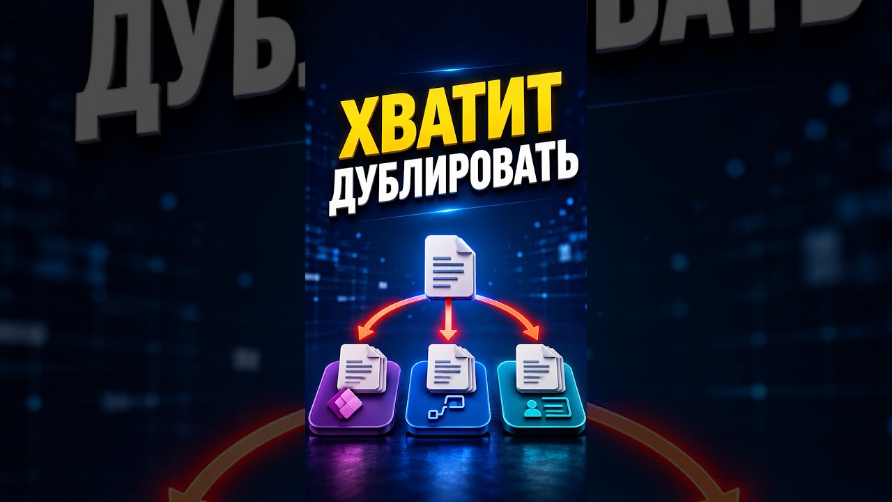 Почему нельзя хранить один текст в разных местах?