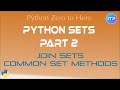 Python Sets: Part 2 - Join Sets | Python Beginners Tutorial | An IT Professional