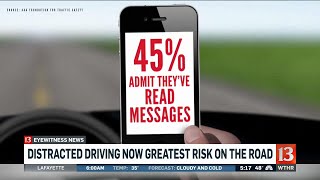 Distracted driving now road's biggest threat