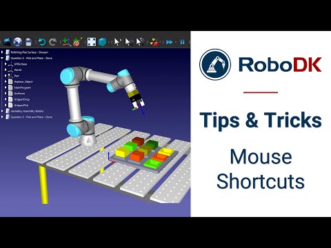 Mouse Shortcuts - RoboDK Tips & Tricks