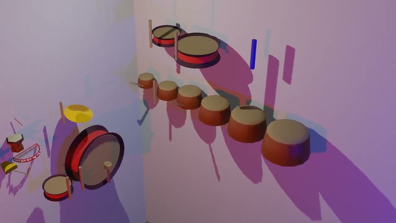 DrumSolo - An Animusic inspired project.