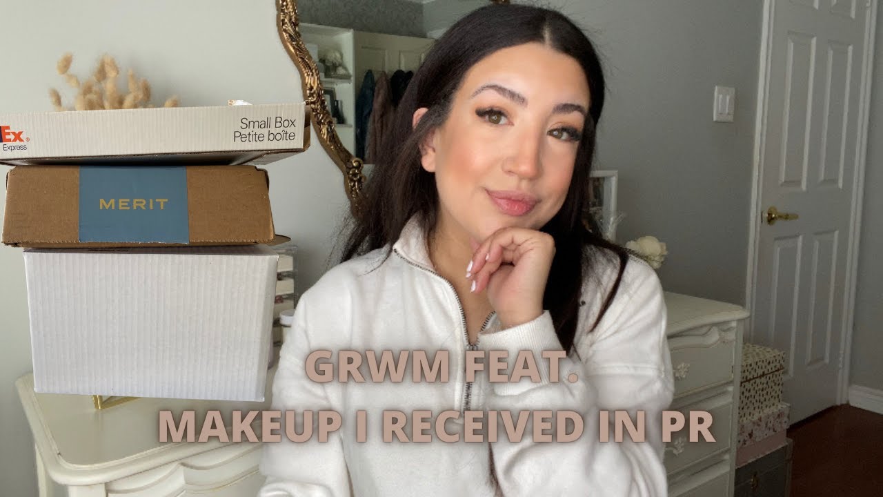 GET READY WITH ME USING MAKEUP I RECEIVED IN PR