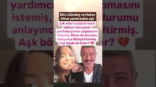 Ebru Gündeş Ve Hakan Altun Yarim Kalan Aşk İddi̇asi Gündem Oldu