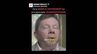 Eckhart Tolle Reveals the One Statement That Unlocks Manifestation | “Believe You Have Received It”