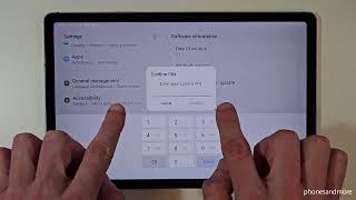 Samsung Galaxy Tab S9 FE: How to enable the Developer Options for USB Debugging etc.