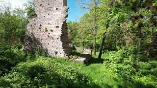 ruines du château de Montaigu (71) - DJI Air 2S