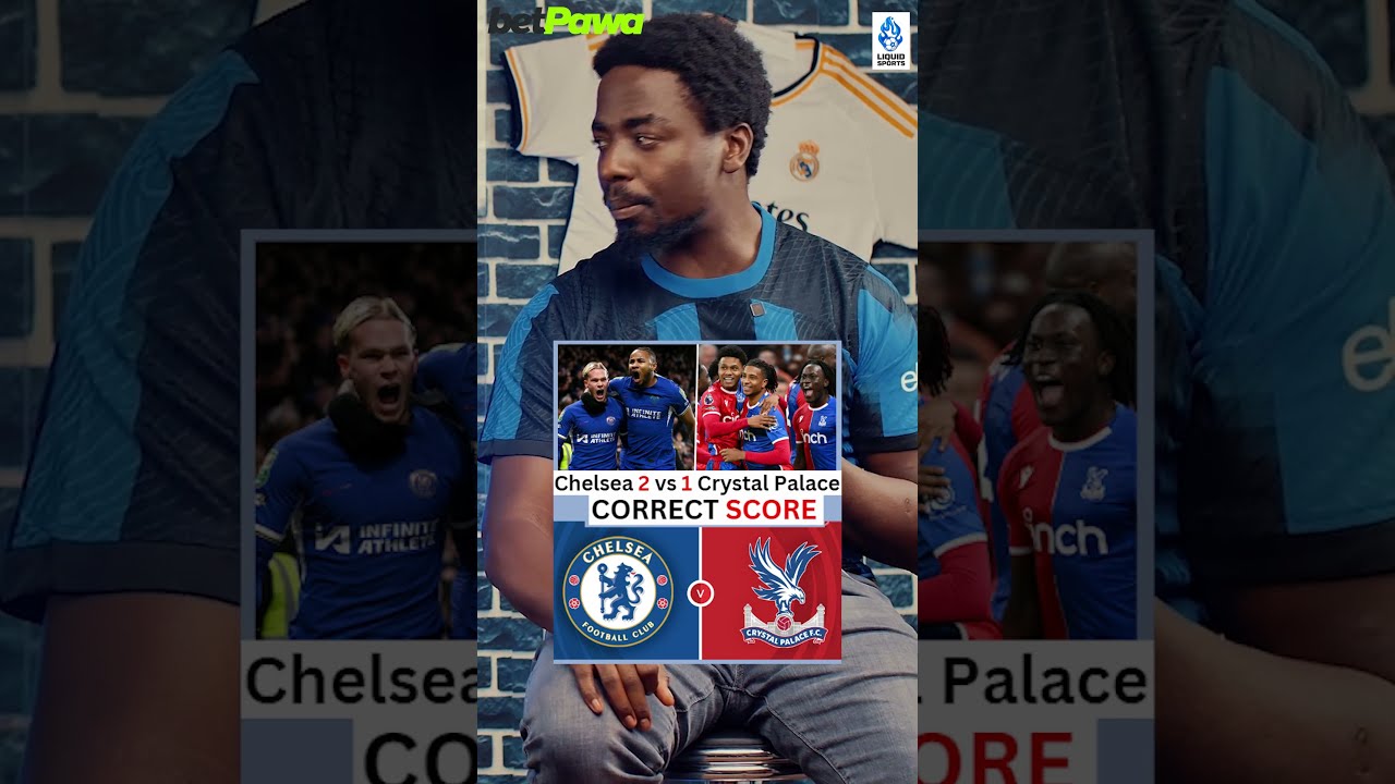 Chelsea 2 Vs 1 Crystal Palace CORRECT SCORE PREDICTION YouTube Chelsea 2 Vs 1 Crystal Palace CORRECT SCORE PREDICTION YouTube