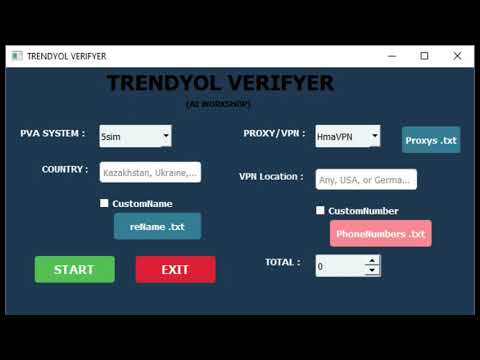 Trendeol Bot |  Account Generator | Account Number Verifier | Android application automation