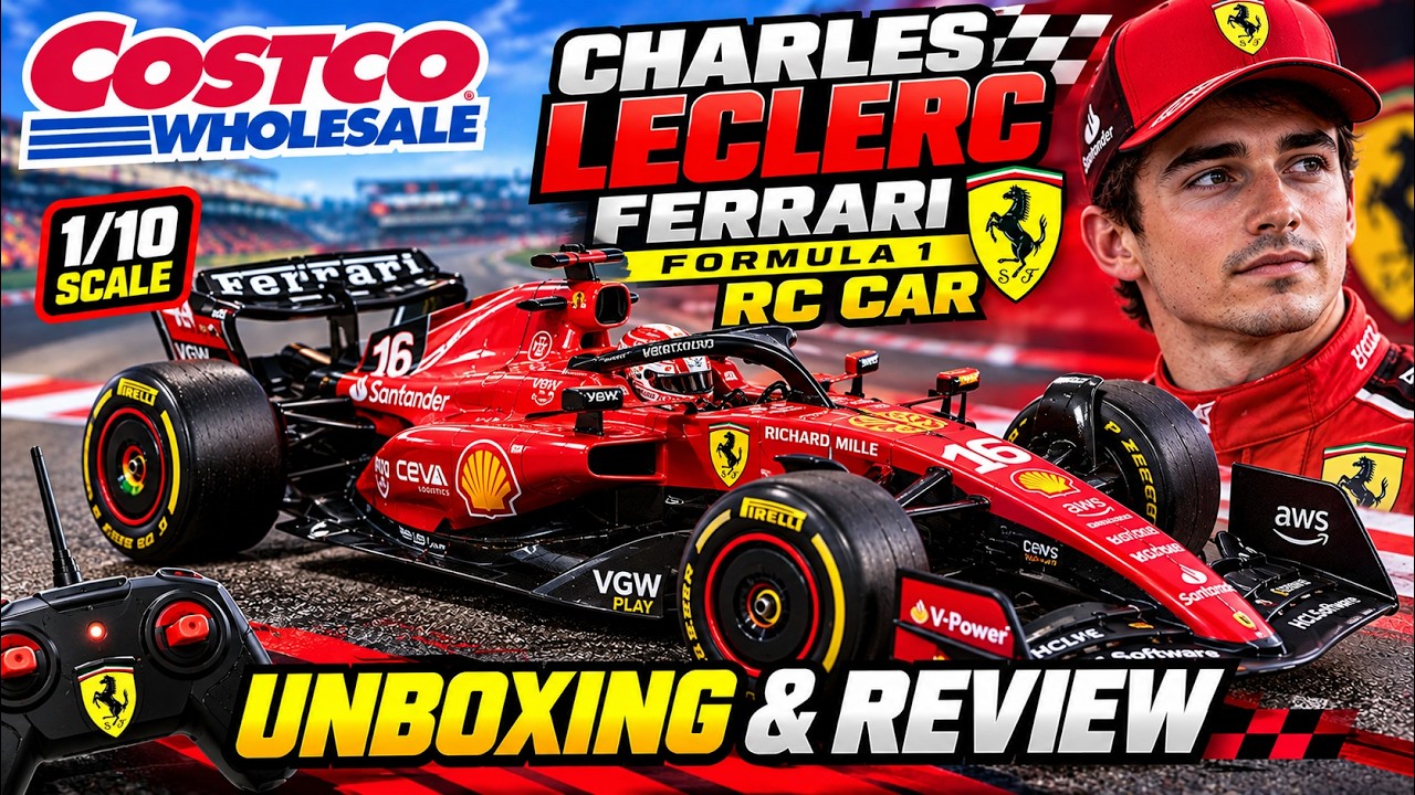 Charles Leclerc Team Ferrari F1 1/10 Scale Radio Controlled Car