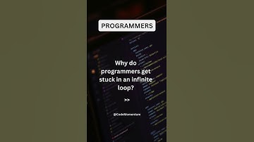 Why Do Programmers Get Caught in Infinite Loops? #programmingfacts #coding #funny #codinglife