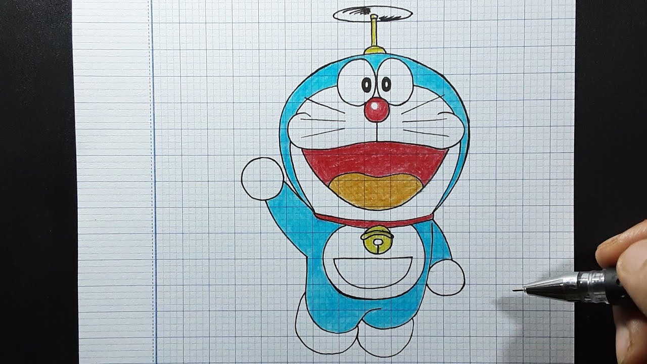 Hình Vẽ Doraemon, Cách Vẽ Nhân Vật Hoạt Hình Doremon Đơn Giản, Cute Nhất -  Bút Chì Xanh