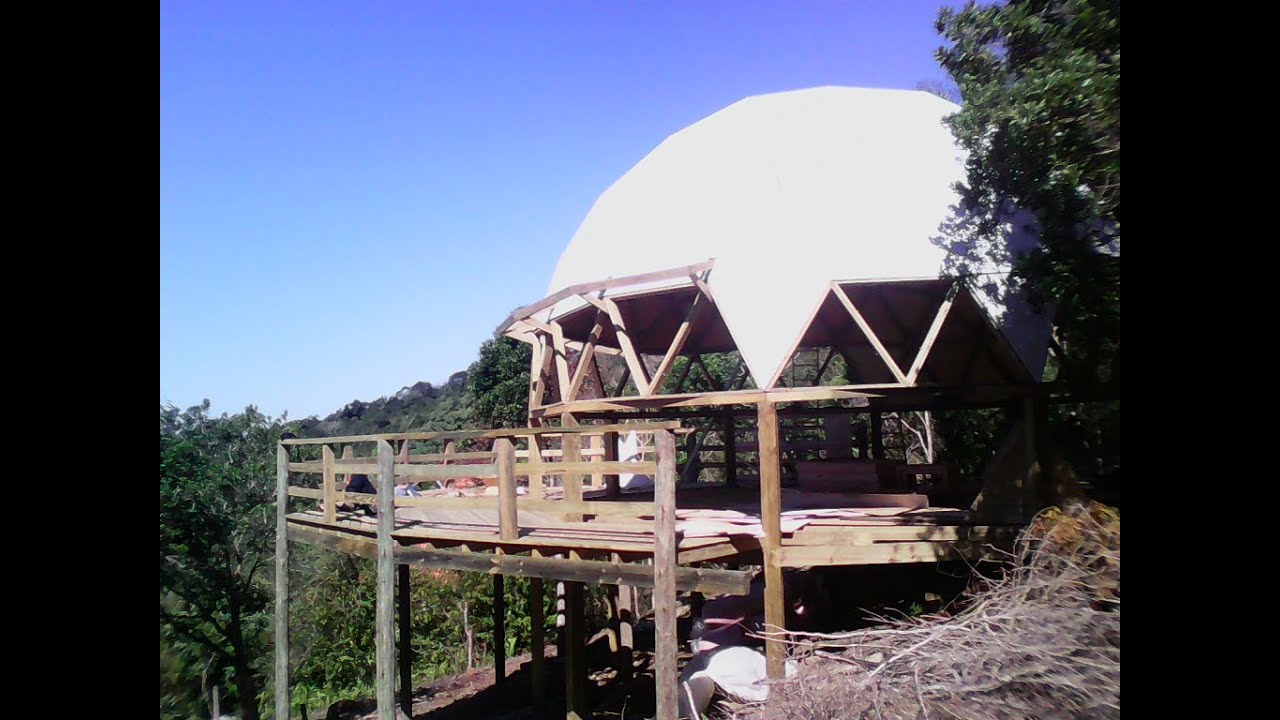 Como Construir Un Domo o Cúpula Geodésica - YouTube