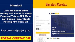 CARA MEMBUAT BUKTI POTONG PPH PASAL 21 PEGAWAI TETAP, SKEMA IMPOR DAN SPT MASA PASAL 21