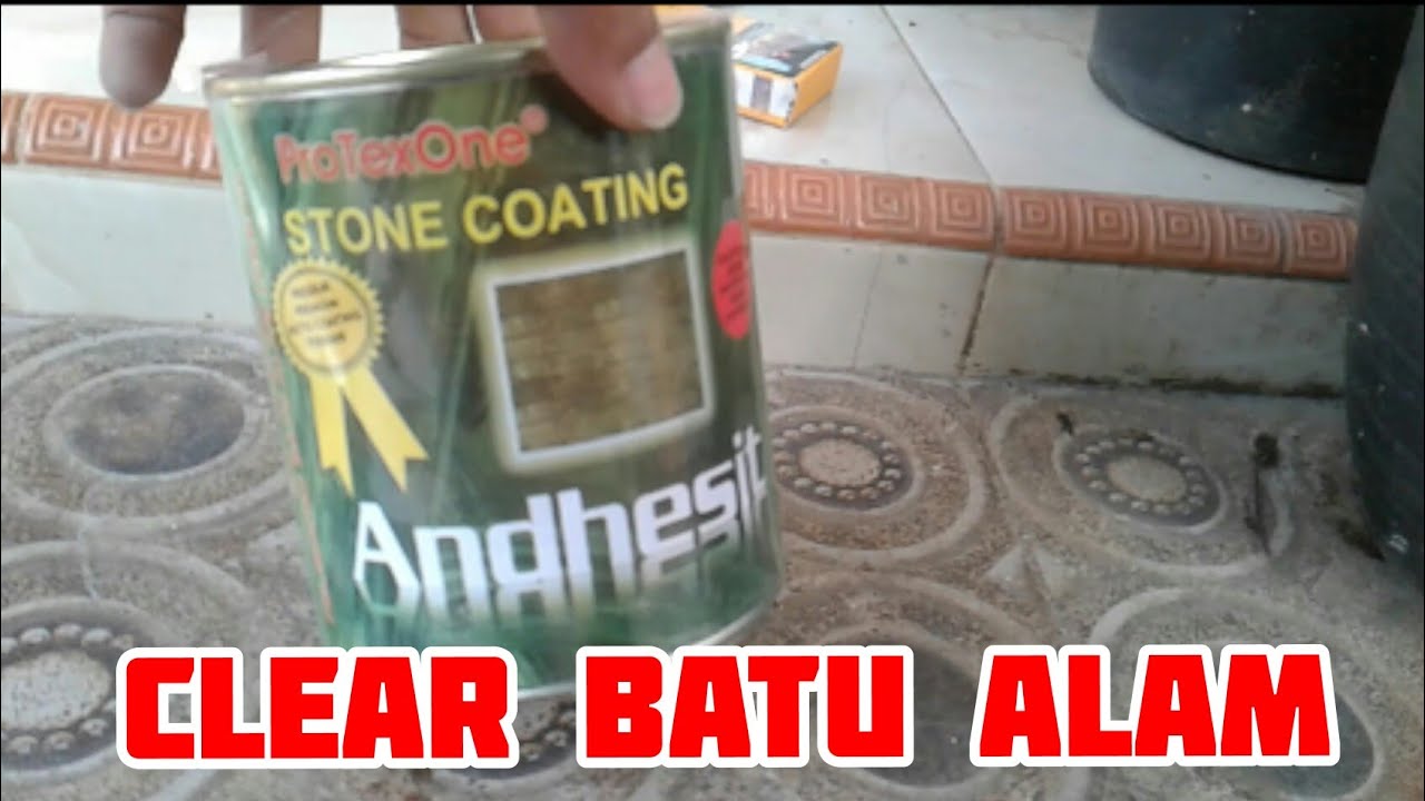 cat clear batu alam