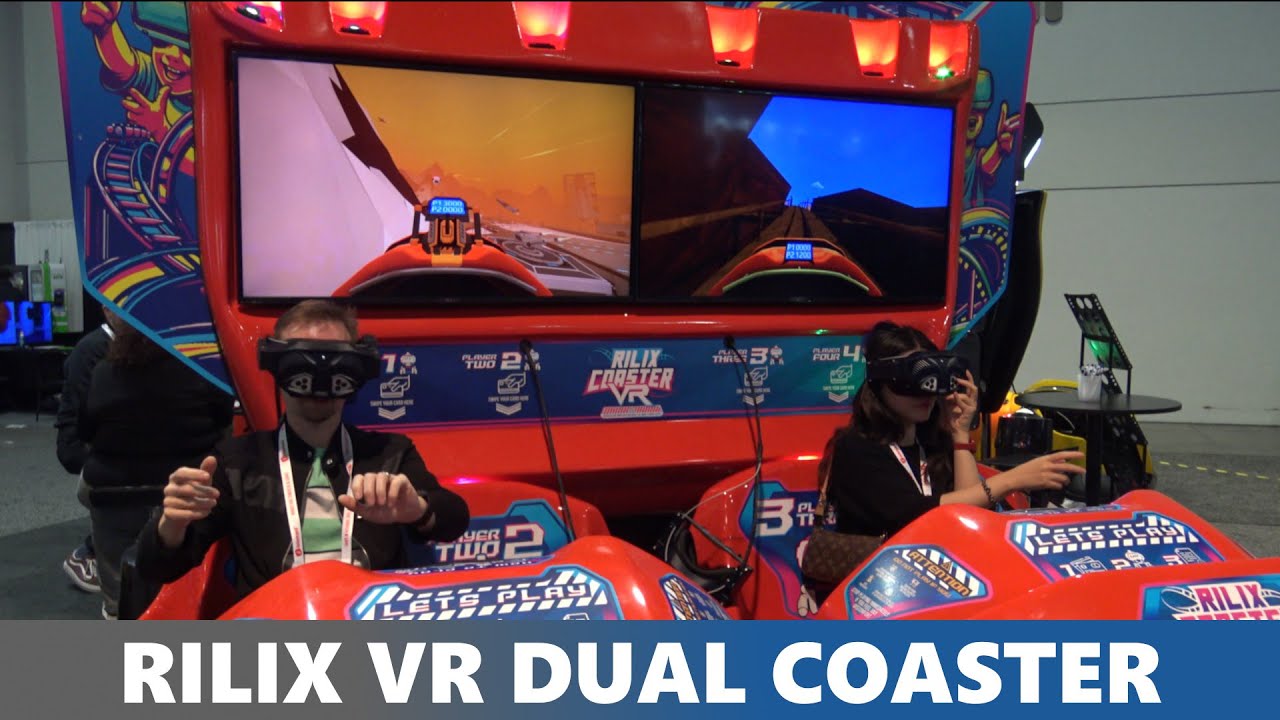 Dual Coaster by Rilix [Amusement Expo 2025] - YouTube