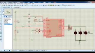 External Interrupt 8051 Assembly language using AT89C2051 by Proteus