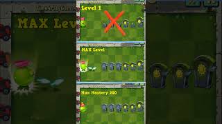 Homing Thistle Lvl 1 vs MAX Level vs Mastery 200 Power Up vs Team Gravestones #pvz #pvz2 #shorts