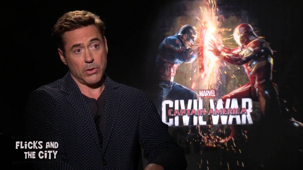 CAPTAIN AMERICA  CIVIL WAR Interviews   Robert Downey Jr, Paul Bettany, Chadwick Boseman