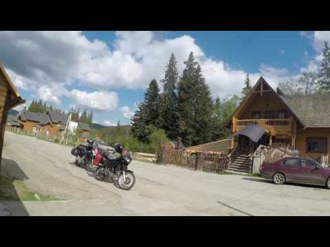 Poor Ukrainian roads in National Park "Hutsulshchyna" (Ivano Frankivsk oblast - Zakarpatska oblast)