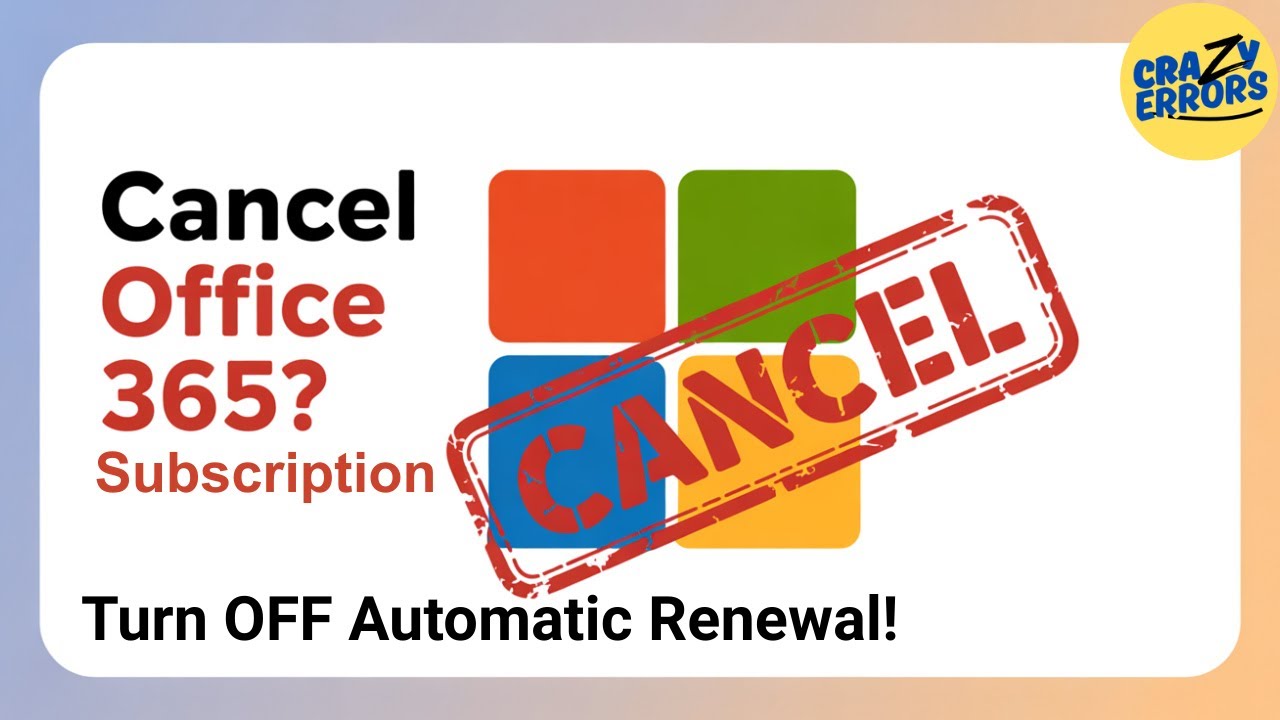 Signed Up for Microsoft 365 by Mistake? Here’s How to Cancel It! YouTube