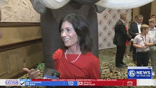 Betsy Henderson reacts to winning Knox County Mayoral election