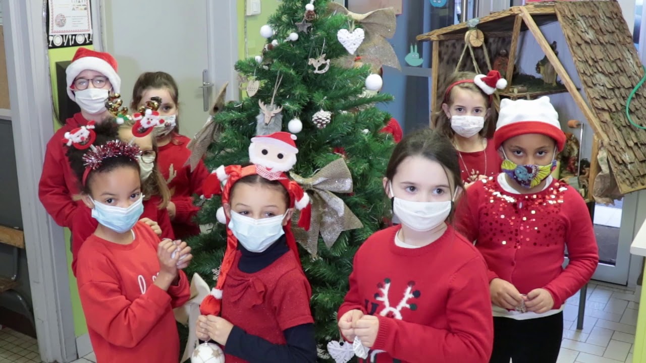 Noël école Sainte Marie Valenciennes YouTube