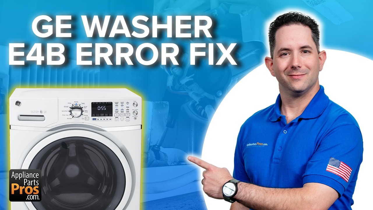 GE Washer E4B Error - Motor & Inverter Test Guide
