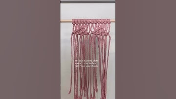 Easy Macrame Coasters Tutorial by @kn0tty_by_nature #shorts