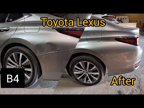 #TOYOTA LEXUS LEFT QUARTER PUNNEL REPAIR #NO PAINT NO FILLER WORK #PINOY CAR REPAIR CHANNEL