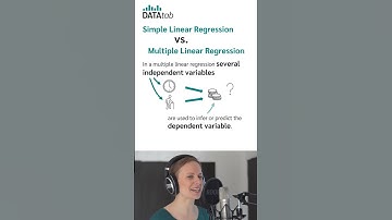 Simple Linear Regression vs. Multiple Linear Regression [in 60 sec.] #shorts