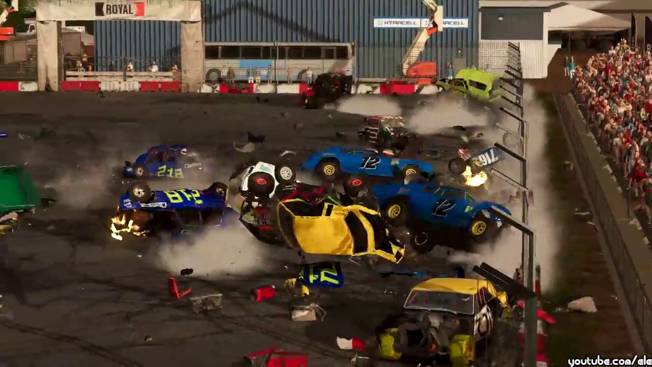 Wreckfest - 17 Mods At Once - YouTube