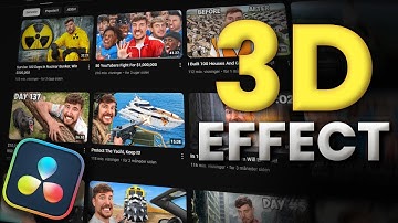 Эффект 3D-экрана в Davinci Resolve