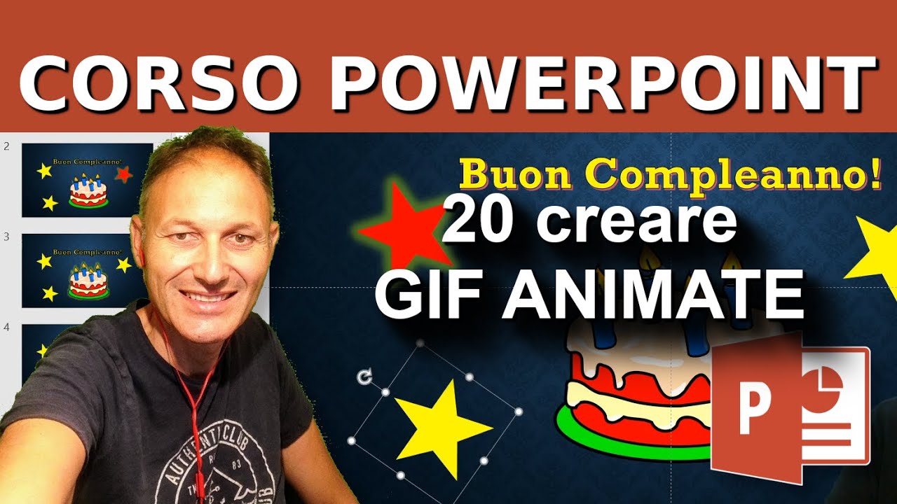 20 Come creare GIF ANIMATE | Corso PowerPoint | Daniele Castelletti | Associazione Maggiolina