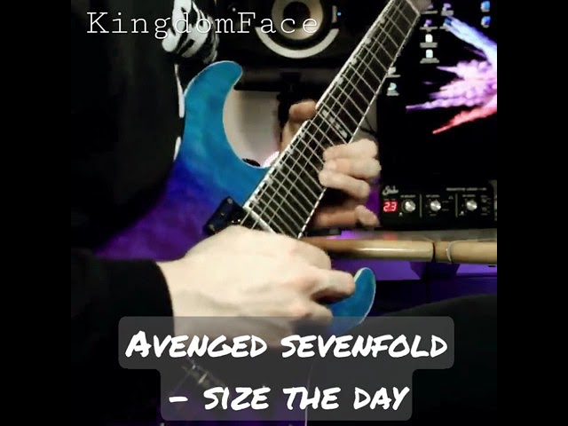 AVENGED SEVENFOLD - SEIZE THE DAY [ SOLO GUITAR ] #Shorts class=