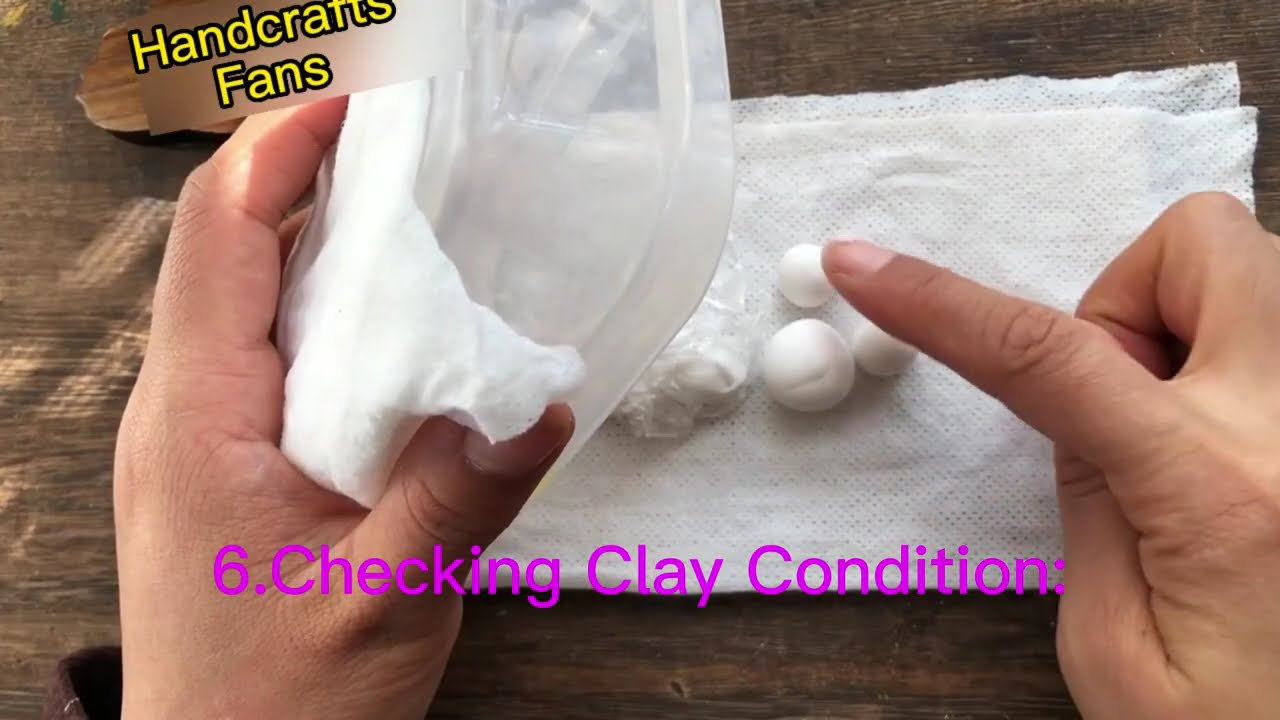 Tips for maintaining the moisture content of air-dry clay