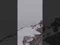 Snow Falls at Earth's Largest Active Volcano