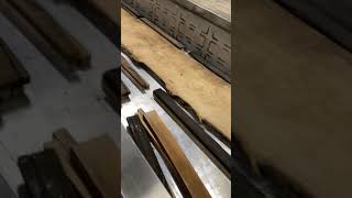 Сушка слэбов карагача в прессаакуумной камере ML6/5 TMD