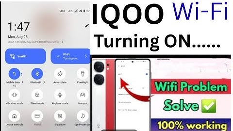 IQOO WiFi Problem Resolved| Not Working|Hotspot ON Nahi ho raha hai #iqoowifiproblem #iqoo9se #vivo 